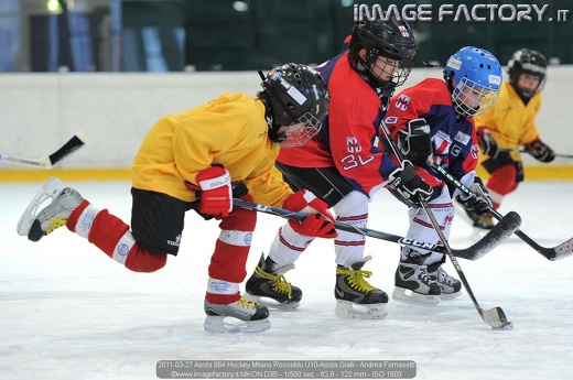 2011-03-27 Aosta 864 Hockey Milano Rossoblu U10-Aosta Gialli - Andrea Fornasetti